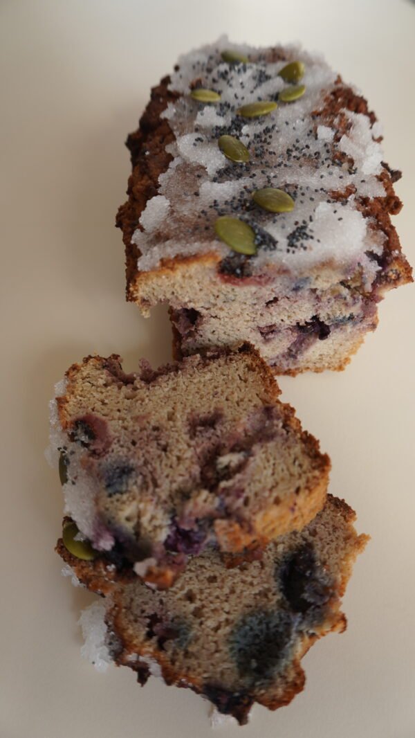 Budín de Frutos Rojos – Sin Gluten & Sin Azúcar